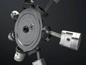 aircraft engine 3D Model