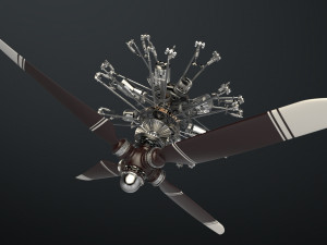 aircraft engine 3D 모델