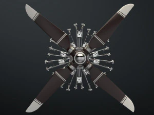 aircraft engine 3D Model