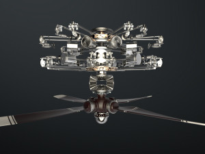 aircraft engine 3D 모델