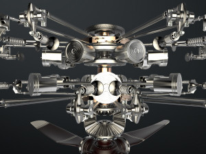 aircraft engine 3D 모델