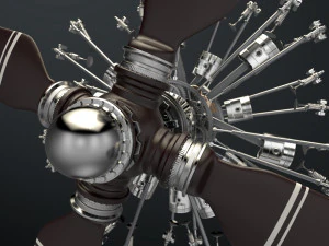 aircraft engine 3D Model