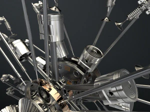 aircraft engine 3D Model