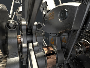 aircraft engine 3D 모델