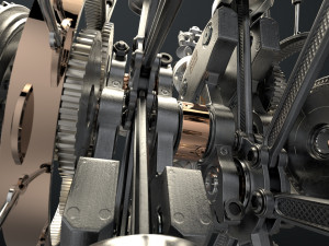 aircraft engine 3D 모델