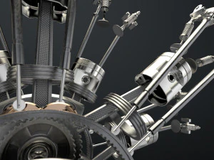 aircraft engine 3D Model