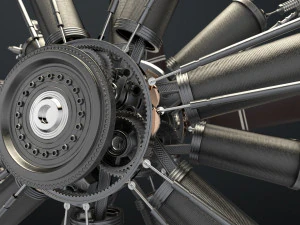 aircraft engine 3D Model