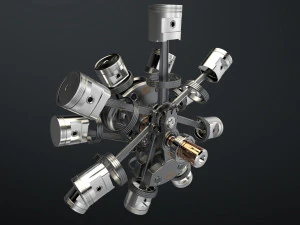 aircraft engine 3D Model