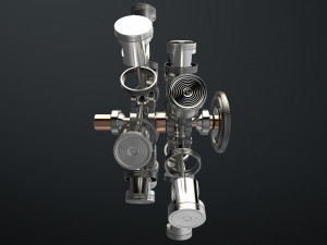 aircraft engine 3D 모델