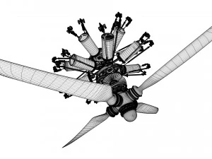 aircraft engine 3D Model