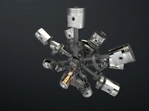 aircraft engine 3D Model