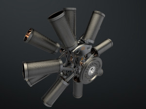aircraft engine 3D Model