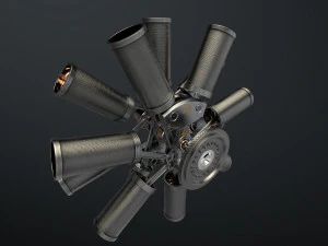 aircraft engine 3D Model