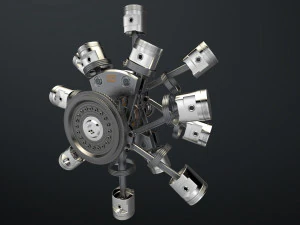 aircraft engine 3D Model
