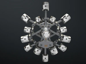 aircraft engine 3D Model