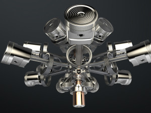 aircraft engine 3D Model