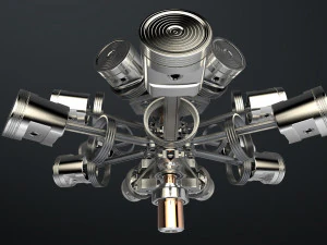 aircraft engine 3D Model