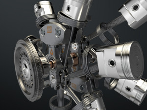 aircraft engine 3D Model