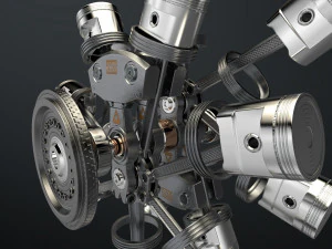aircraft engine 3D Model