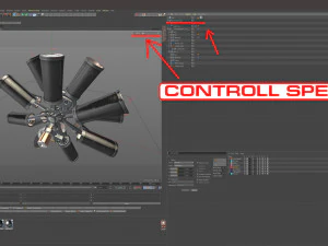 aircraft engine 3D Model