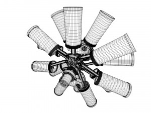aircraft engine 3D Model