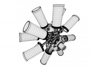 aircraft engine 3D Model