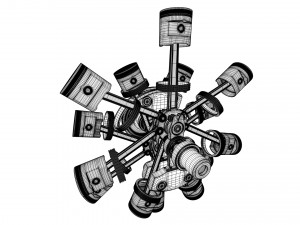 aircraft engine 3D Model