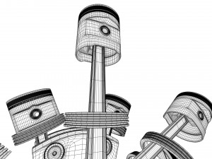 aircraft engine 3D Model