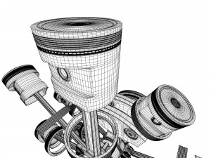 aircraft engine 3D Model