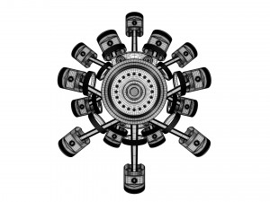 aircraft engine 3D Model