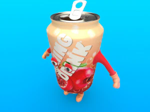 cartoon characters 3D Model
