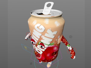 cartoon characters Model 3D