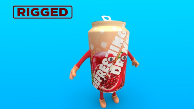 cartoon characters Model 3D .c4d .max .obj .3ds .fbx .stl .blend 