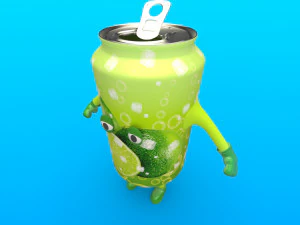 cartoon characters 3D Model