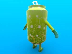 cartoon characters 3D Model