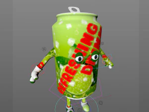 cartoon characters 3D Model