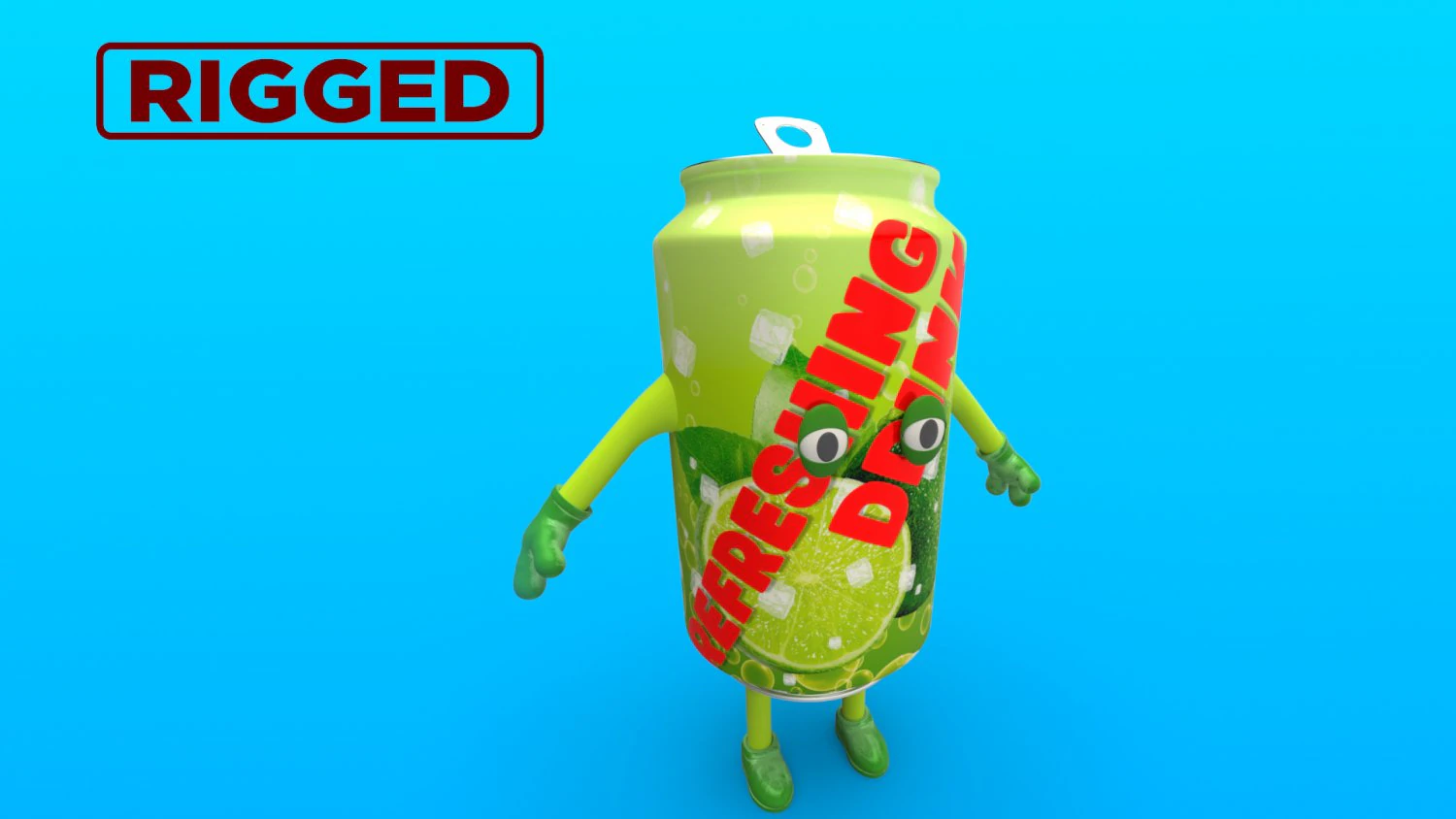 cartoon characters 3D Model .c4d .max .obj .3ds .fbx .stl .blend 