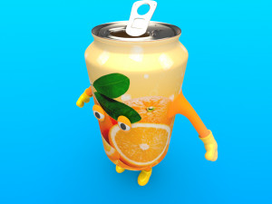cartoon characters 3D Model