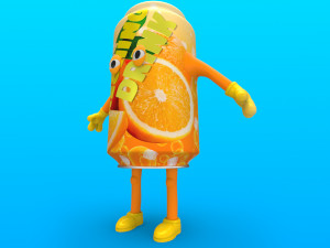 cartoon characters 3D Model
