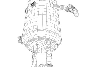 cartoon characters 3D Model