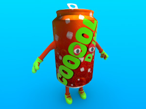 cartoon characters 3D Model