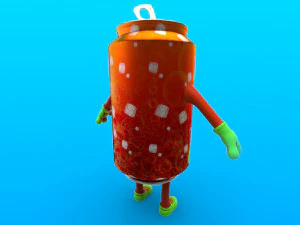 cartoon characters 3D Model