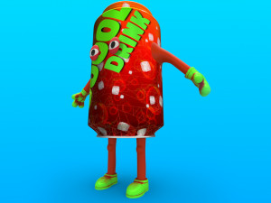 cartoon characters 3D Model