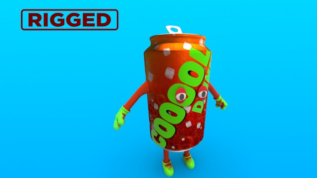 cartoon characters 3D Model .c4d .max .obj .3ds .fbx .stl .blend 
