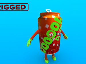 cartoon characters 3D Model