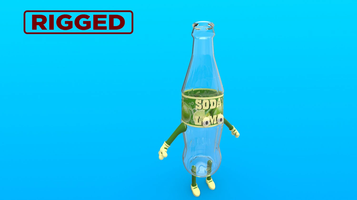 cartoon characters 3D Model .c4d .max .obj .3ds .fbx .stl .blend 