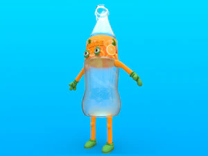 cartoon characters 3D Model