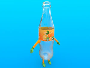 cartoon characters 3D Model