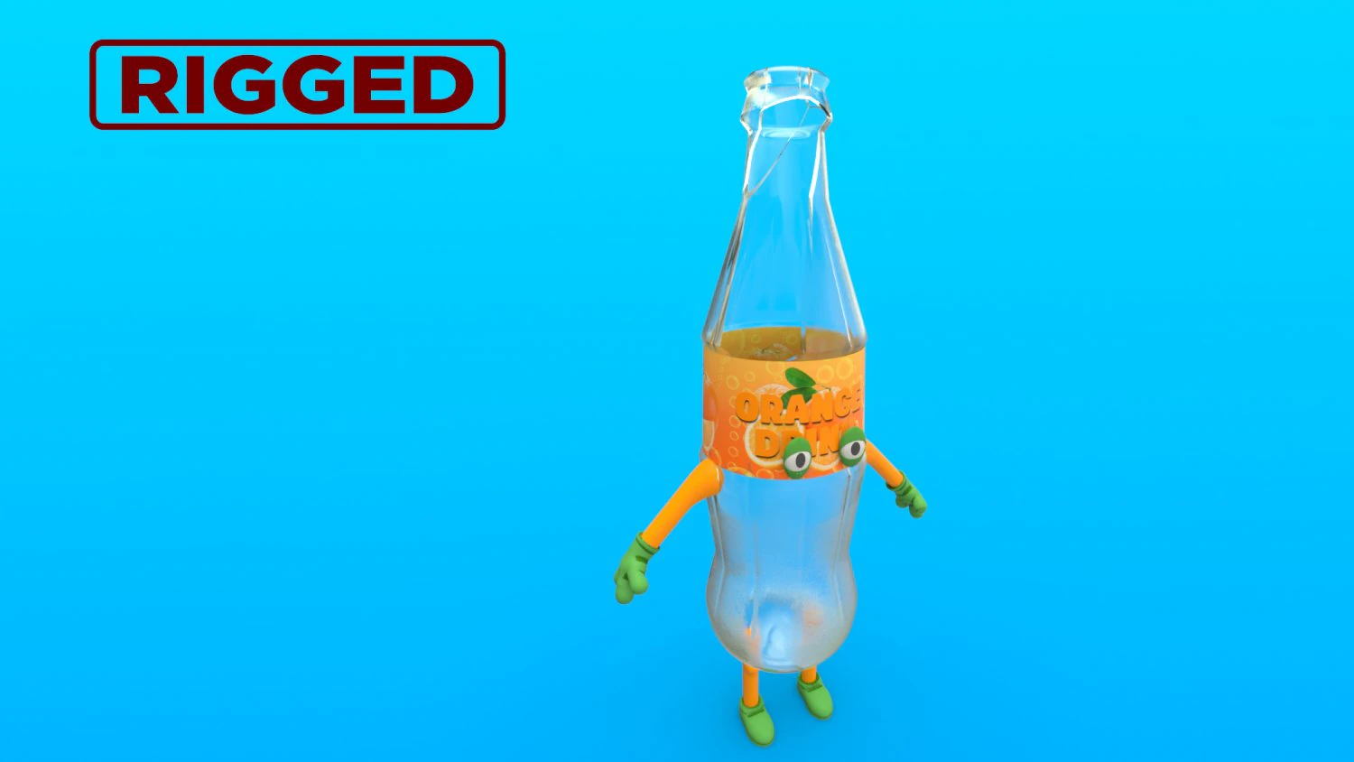 cartoon characters 3D Model .c4d .max .obj .3ds .fbx .stl .blend