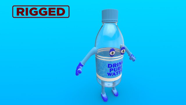 cartoon characters 3D Model .c4d .max .obj .3ds .fbx .stl .blend 